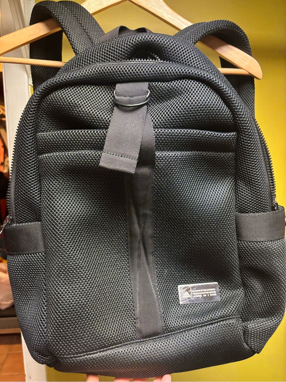 adidas Black Mesh Backpack